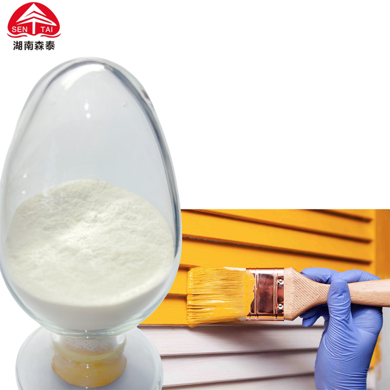 Coating Grade CMC powder used as a thickener and rheology modifier in water-based paint formulations